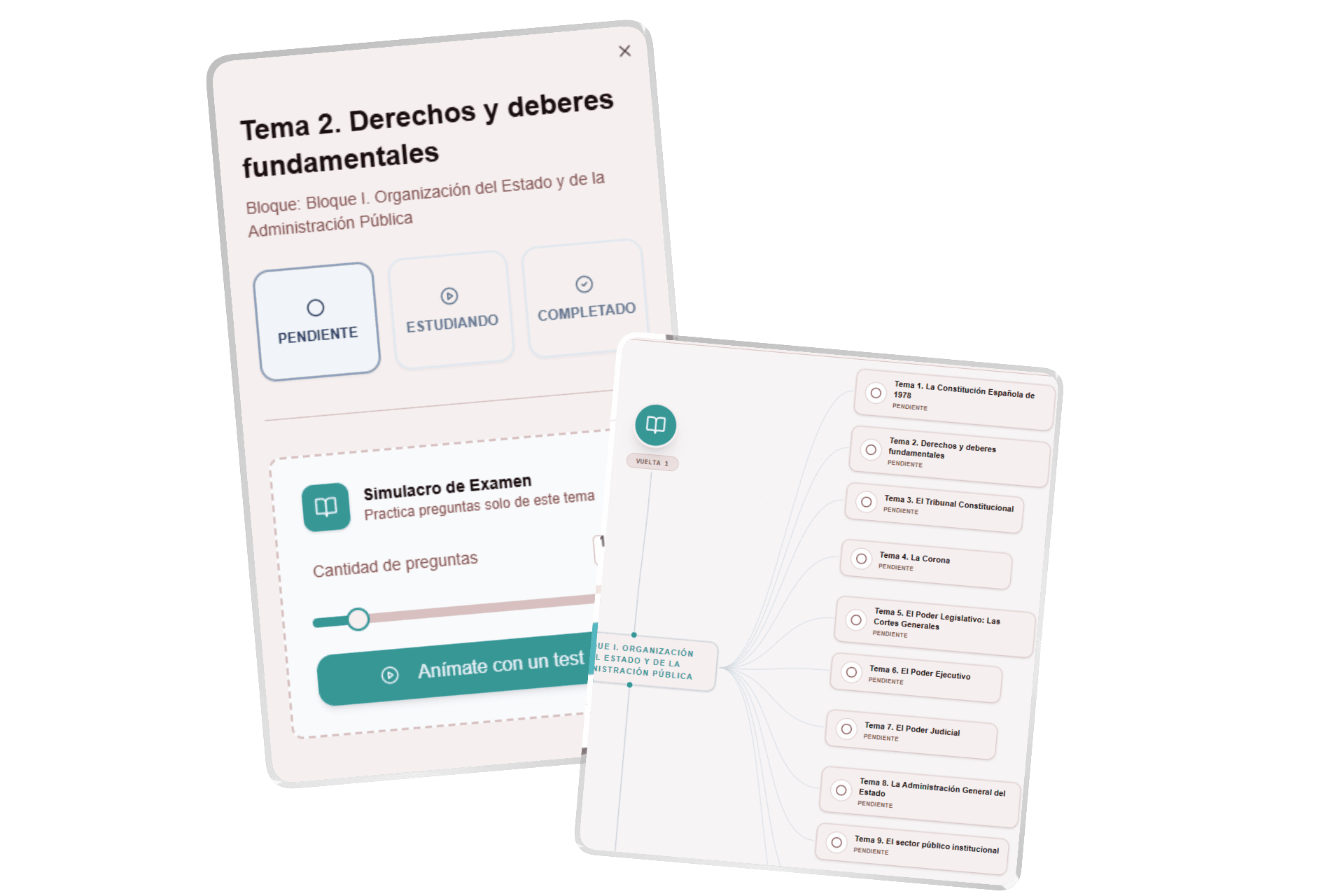 Dale vueltas al temario